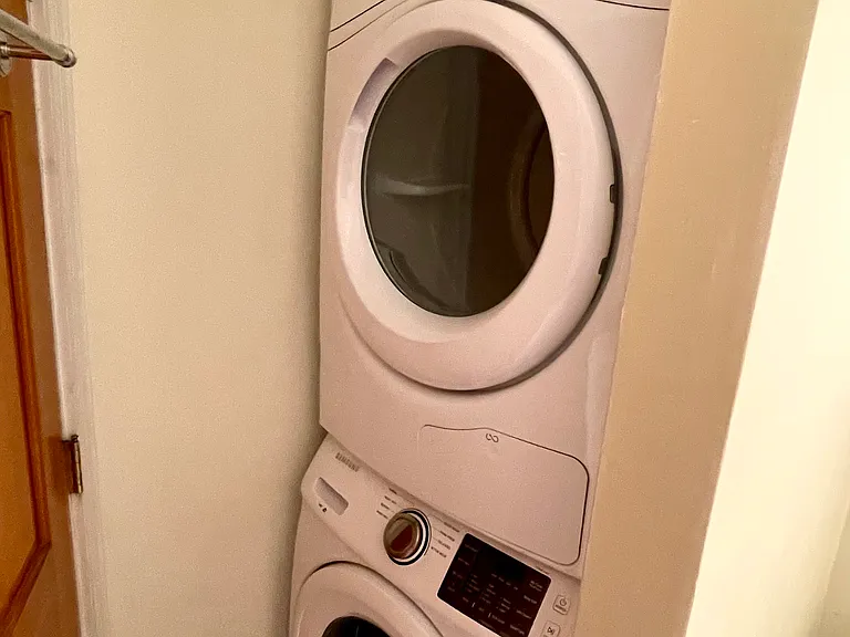High efficiency front loader Washer and Dryer.