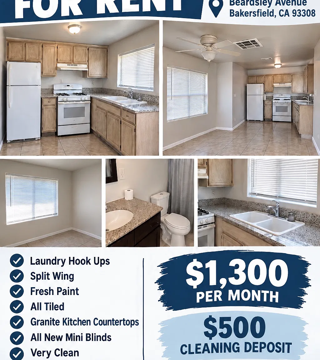 3 bed, 1100 sqft, $1,300 — Photo 1
