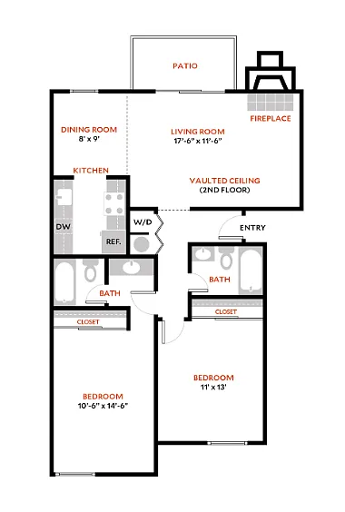 Floor plan 2B