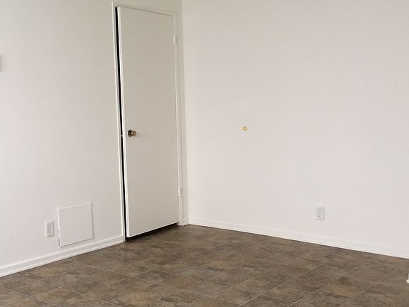 View of Bedroom /Living Room Area and Closet Door