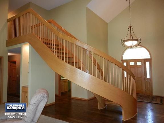 Custom Stairway off the foyer