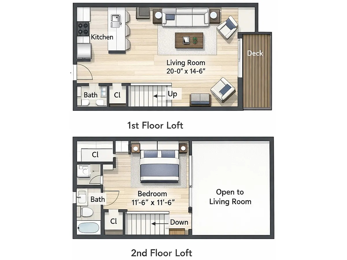 Floor plan Loft