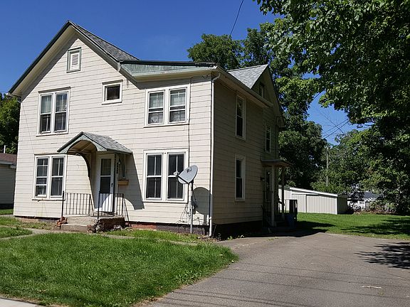 Front and side entrances