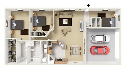 Floor plan The Vicksburg