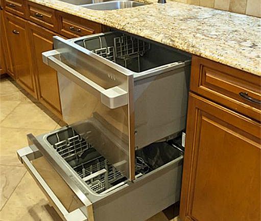 Double drawer dishwasher!