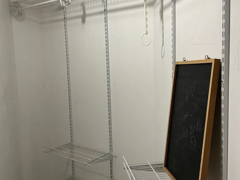 Small Walk in Closet in Bedroom