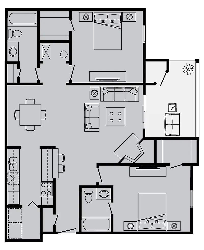 Floor plan E