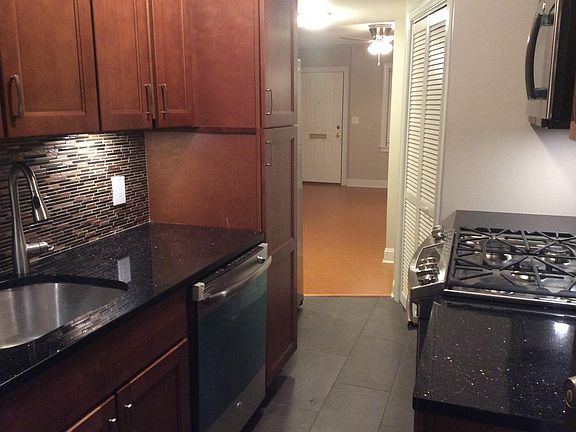 Kitchen towards living room area