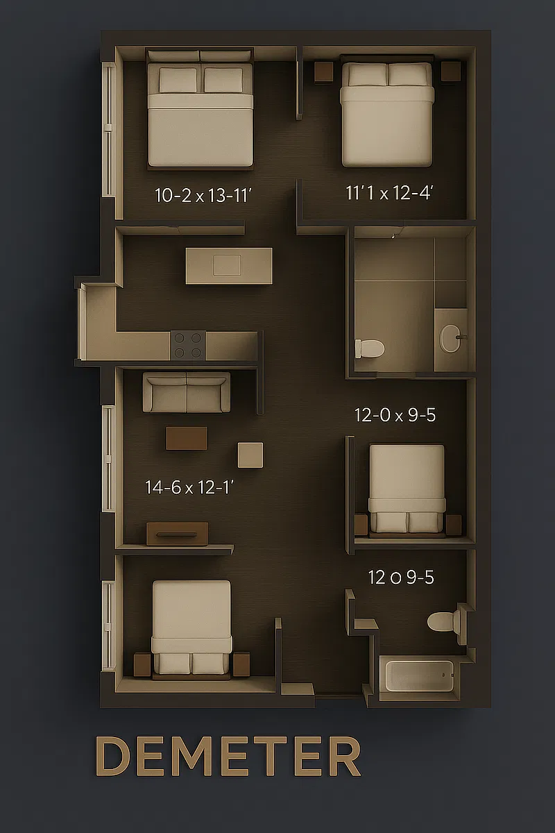 Floor plan Demeter