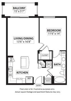 Unit - 535 - A1 1 Bed 1 Bath