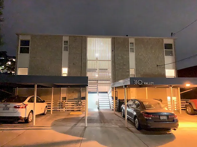 Facade at night - 310 Valley St #F