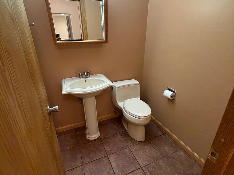 On suite bathroom