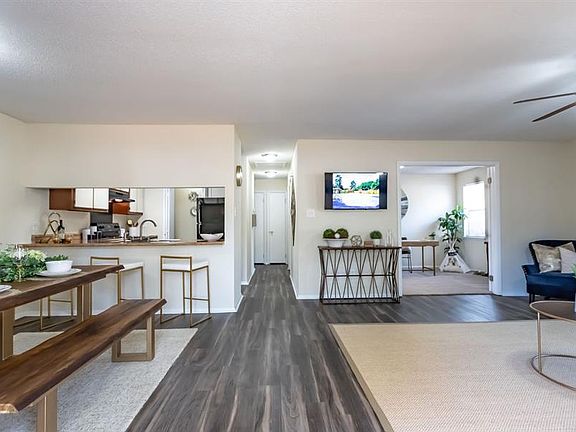 Interior of The Arbors Apartment Living Space