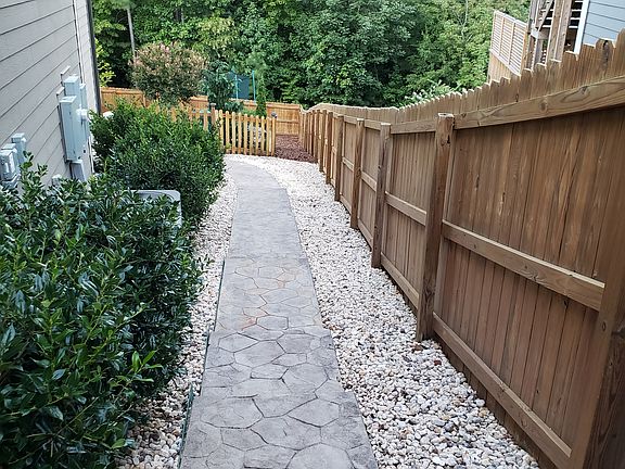 Stamped concrete 