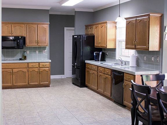 Large Kitchen features a walk in patry