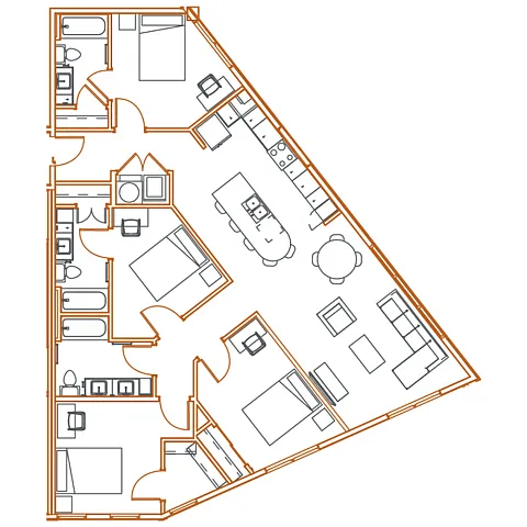 Floor plan D4