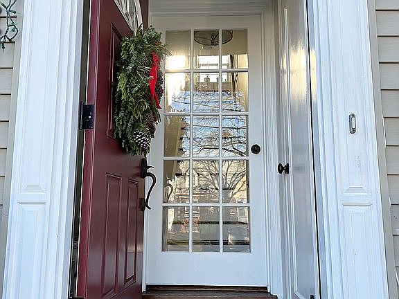 Foyer with closet space