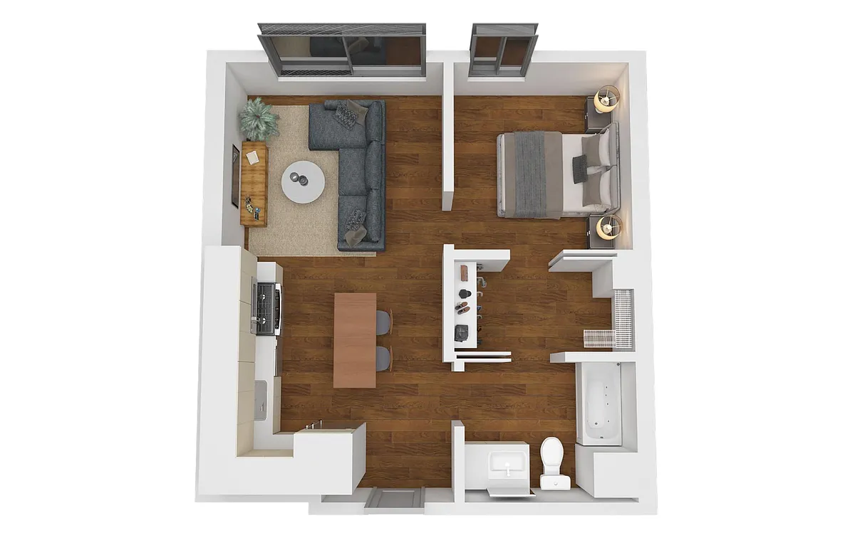 Floor plan 1 Bedroom