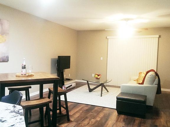 open dining & living room