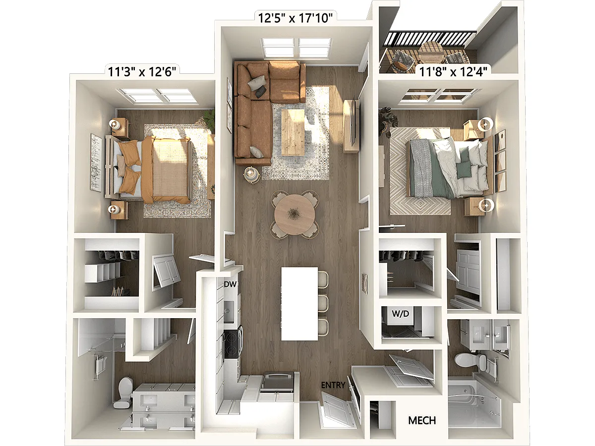 Floor plan B2-Finish1-1067