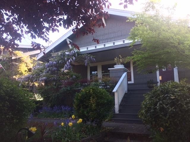 Classic Craftsman bungalow with extensive front porch