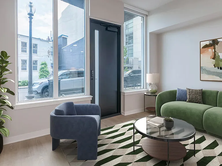 Living Room with Hard Surface Flooring