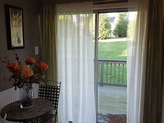 Back Porch and Back Yard View