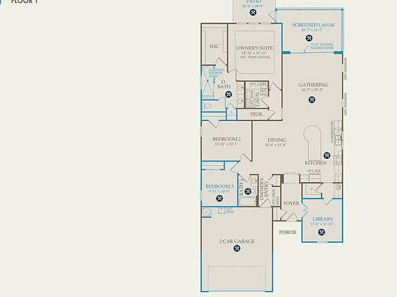 Martin Ray Floor Plan, Quick Move-in Home, Floor 1