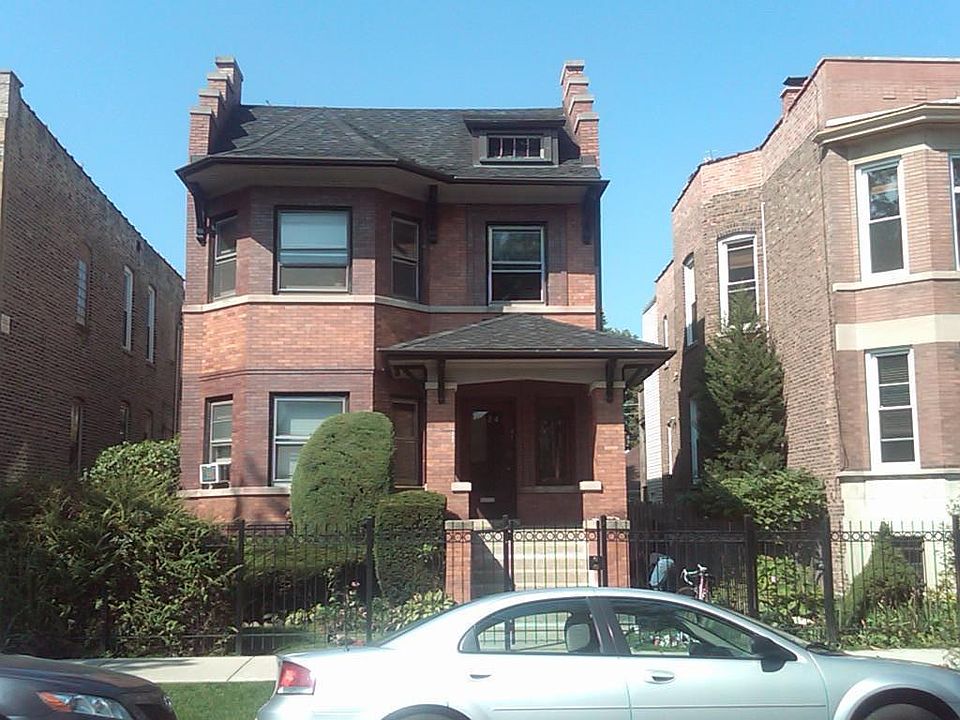 Front view of building.