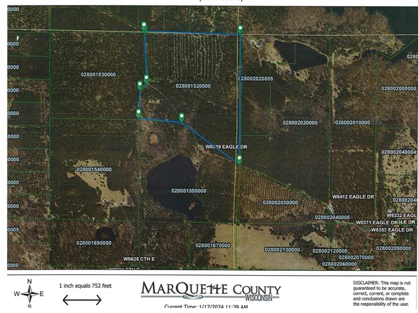 44 acres Eagle Drive, Oxford, WI 53952