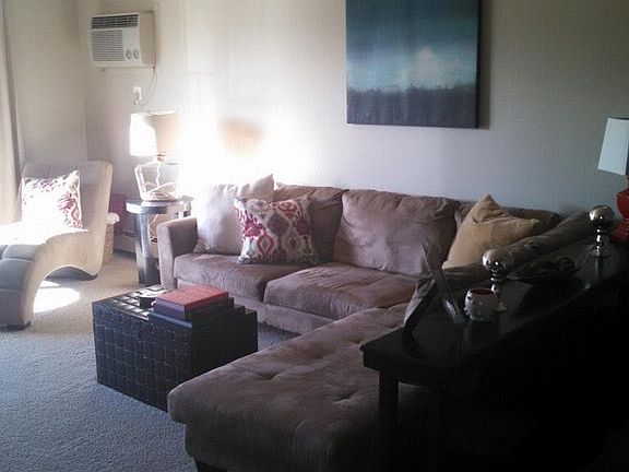 Spacious living room.