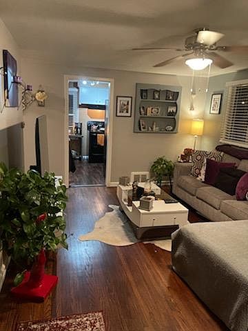 Living room space (Front door behind picture taker)