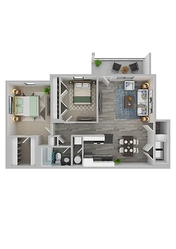 Floor plan The Cincinnati - Renovated