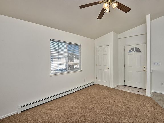 Have a look at the builder details in this Fruita condo, like the coat closet ju