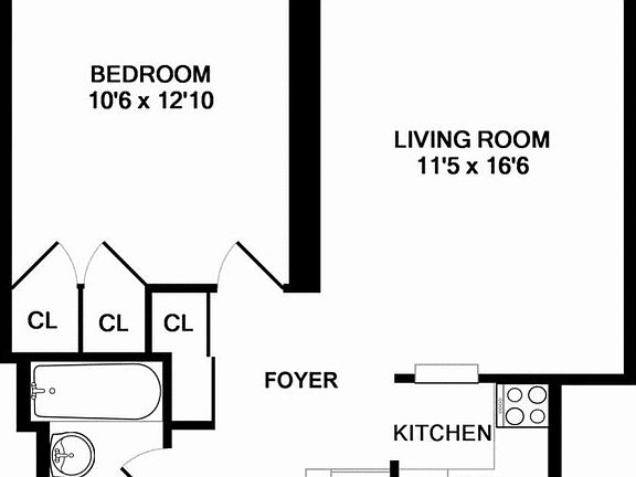 2nd image of 421 W 57th St APT 2B
