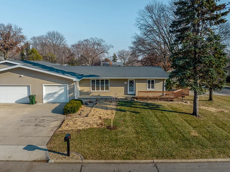 318 Highland side with attached single car garage