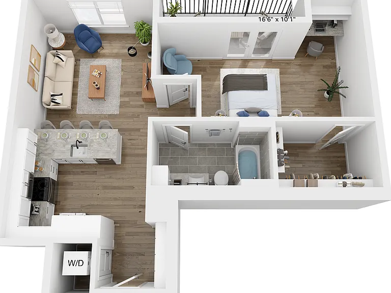 A13 floor plan Rivette Tower