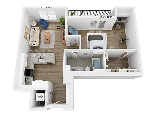 Floor plan A13