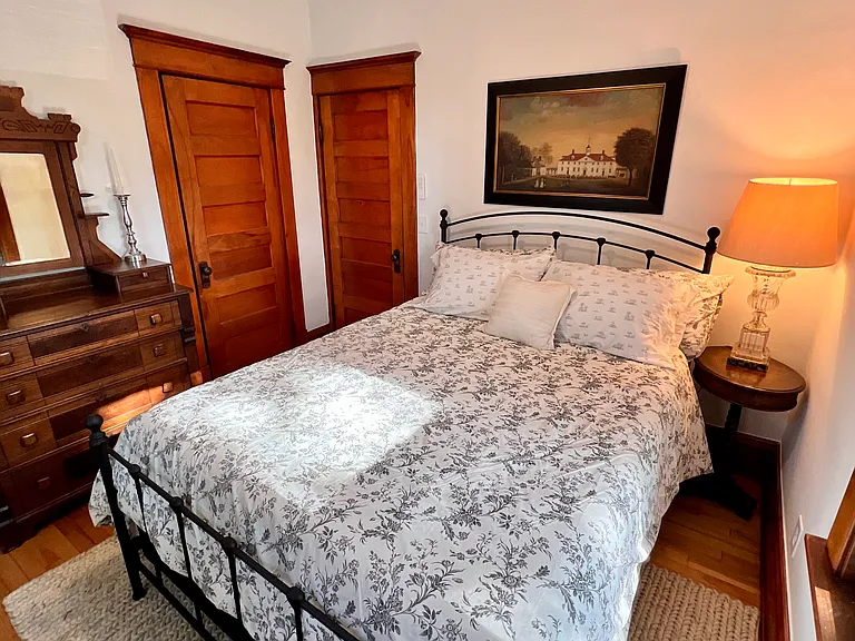 Both bedrooms have walk in closets.