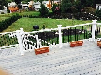 Backyard Trex Custom deck