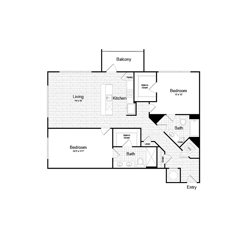 Floor plan B-3