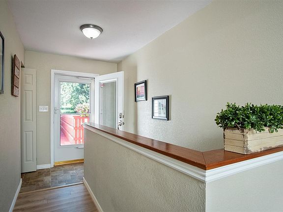 Entry foyer with coat closet
