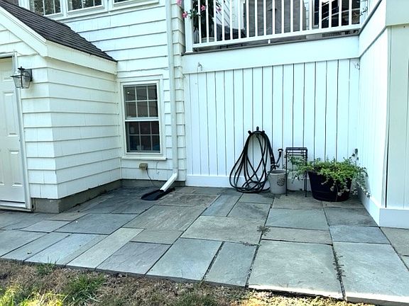 Private bluestone patio area