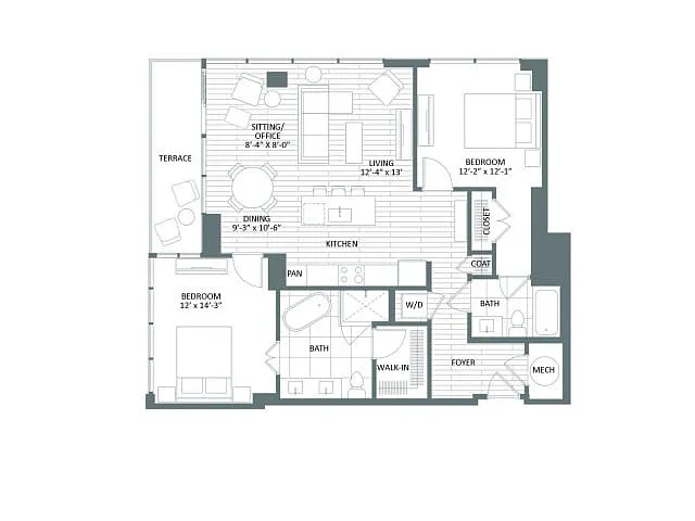 Floor plan F-1