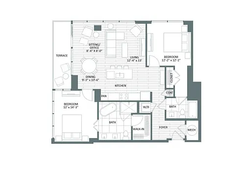 Floor plan F-1