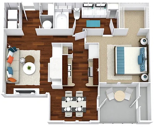 Floor plan The Hillshire