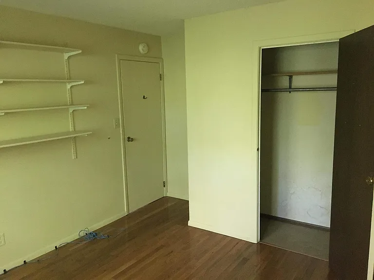 Bedroom 2 features large closet and lots of in-room shelving