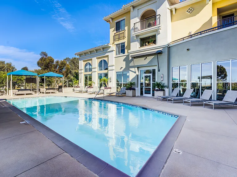 Heated salt water pool