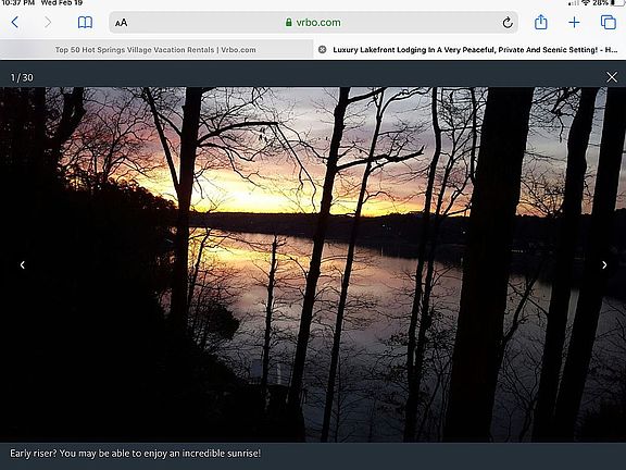 Sunrise at the NordyNest