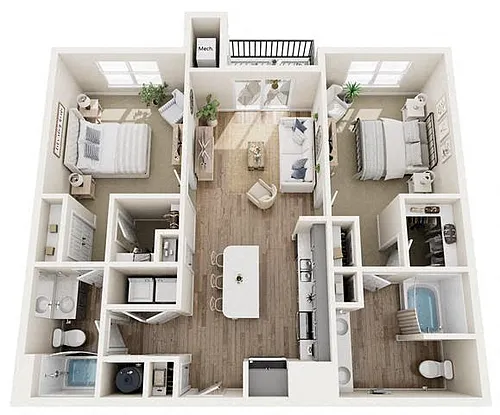 Floor plan B1